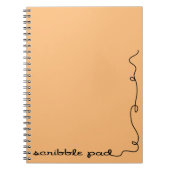 Scribble Pad Orange Notizblock (Vorderseite)