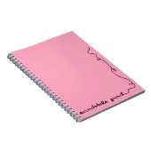 Scribble Pad Pink Notizblock (Rechte Seite)