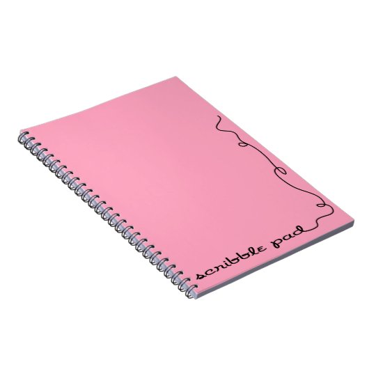 Scribble Pad Pink Notizblock (Rechte Seite)
