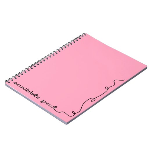 Scribble Pad Pink Notizblock (Linke Seite)