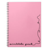Scribble Pad Pink Notizblock (Vorderseite)