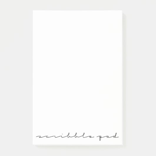 Scribble Pad Post-it Klebezettel (Vorderseite)