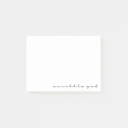Scribble Pad Post-it Klebezettel (Vorderseite)