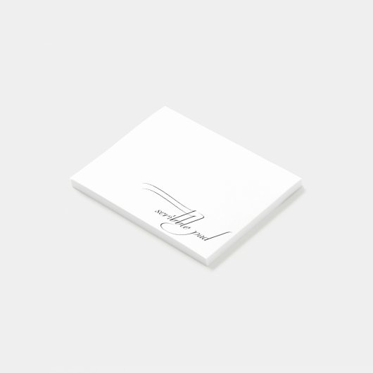 Scribble Pad Post-it Klebezettel (angewinkelt)