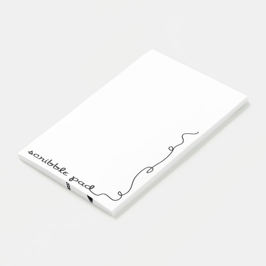 Scribble Pad Post-it Klebezettel (angewinkelt)