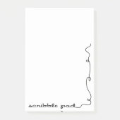 Scribble Pad Post-it Klebezettel (Vorderseite)