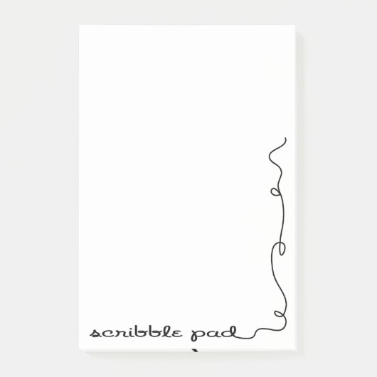Scribble Pad Post-it Klebezettel (Vorderseite)