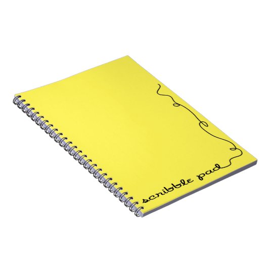 Scribble Pad Yellow Notizblock (Rechte Seite)