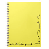 Scribble Pad Yellow Notizblock (Vorderseite)