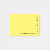 Scribble Pad Yellow Post-it Klebezettel (Vorderseite)