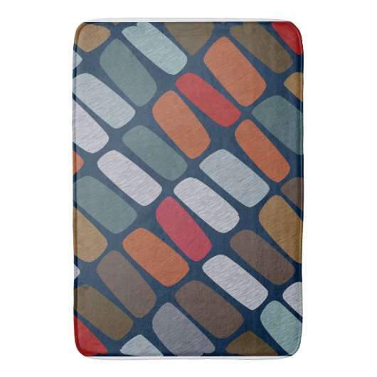 Scribble Pebbles Badematte (Vorderseite Vertikal)