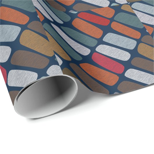 Scribble Pebbles Geschenkpapier (Rolleneckpunkt)