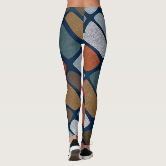 Scribble Pebbles Leggings (Rückseite)