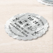 Scribble RIP 20 Tote für meine Jugend 30. Geburtst Untersetzer (angewinkelt)