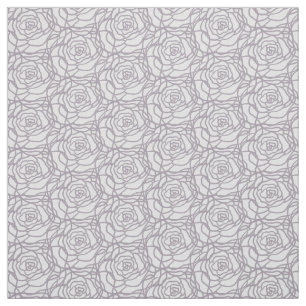 Scribble Rose Handgezeichnetes elegantes Muster Stoff