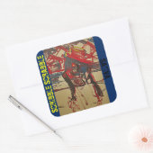 SCRIBBLE SCRABBLE SATIVA QUADRATISCHER AUFKLEBER (Umschlag)