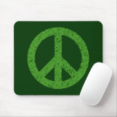 Scribble Stenciled Peace Symbol Mousepad (Mit Mouse)