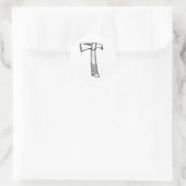 Scribble Tomahawk Sticker (Tasche)