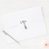 Scribble Tomahawk Sticker (Umschlag)