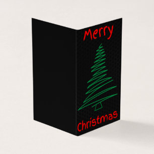 Scribble Tree 25 Pack Weihnachtskarten