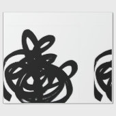 Scribble Wrapping Paper Geschenkpapier (Flach)