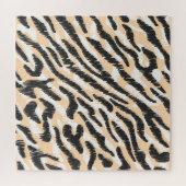 Scribble Zebra Leopard: Vintager Pelz Puzzle (Horizontal)