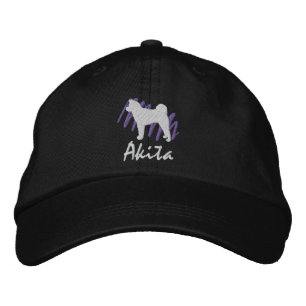 Scribbled Akita Bestickte Baseballkappe