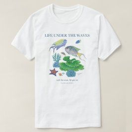 Scribbled Angelfish and More | Ocean Life T-Shirt