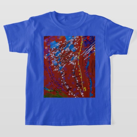 Scribbled Flowers Graffiti T-Shirt (Ablage )