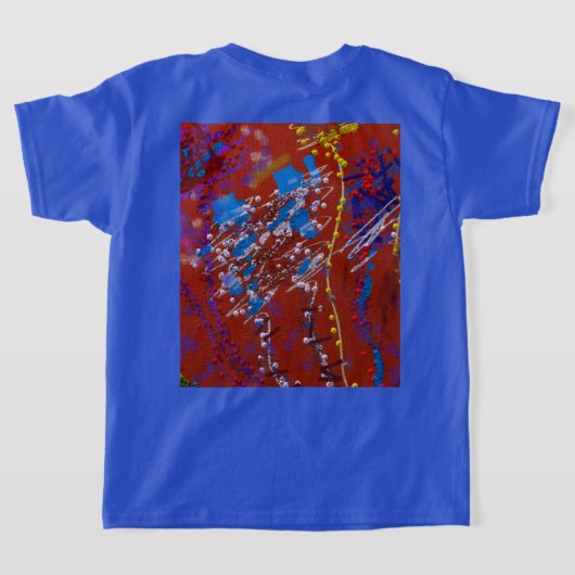 Scribbled Flowers Graffiti T-Shirt (AblageHinten)