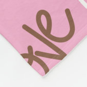 Scribbled Liebe Hearts Fleece Blanket (Ecke)