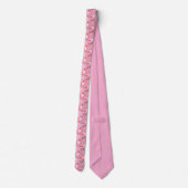 Scribbled Liebe Hearts Necktie Krawatte (Rückseite)