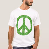 Scribbled Peace Symbol - Avocado T-Shirt (Vorderseite)