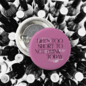 Scribbled Wine Mood - Pinback Button
