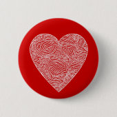 Scribbleprint Herz Button (Vorderseite)