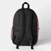 Scribbleprint-Rucksack Bedruckter Rucksack (Rückseite)