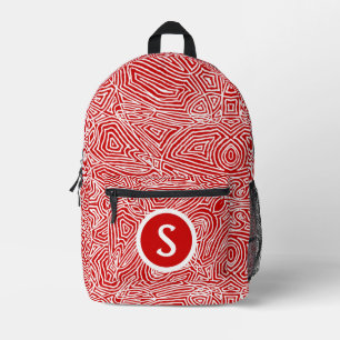 Scribbleprint-Rucksack Bedruckter Rucksack