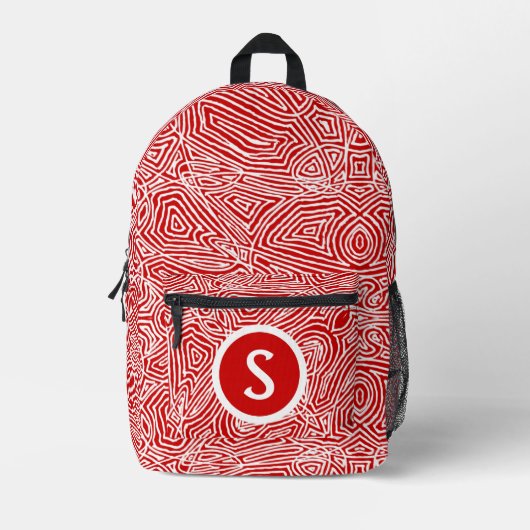 Scribbleprint-Rucksack Bedruckter Rucksack (Vorderseite)