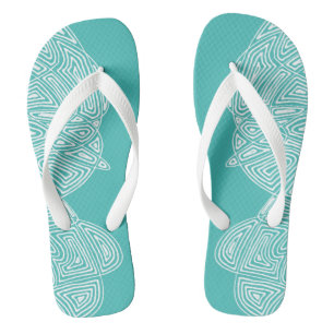 Scribbleprint Waves Badesandalen