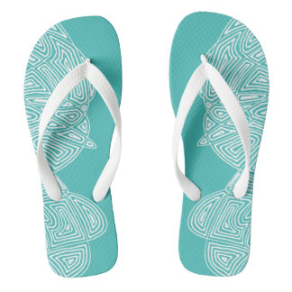 Scribbleprint Waves Badesandalen