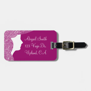 Scribbleprint Waves Gepäckanhänger