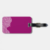 Scribbleprint Waves Gepäckanhänger (Rückseite horizontal)