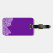 Scribbleprint Waves Gepäckanhänger (Rückseite horizontal)