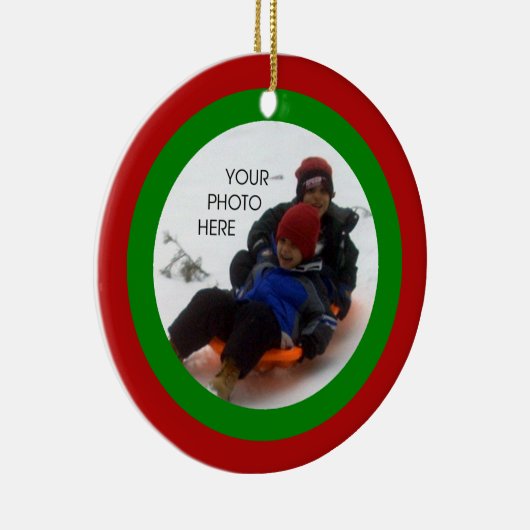 Scribbleprint Weihnachten Keramik Ornament (Rechts)