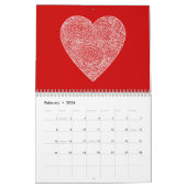 Scribbleprints Calendar (Secular Version) Kalender (Feb 2026)