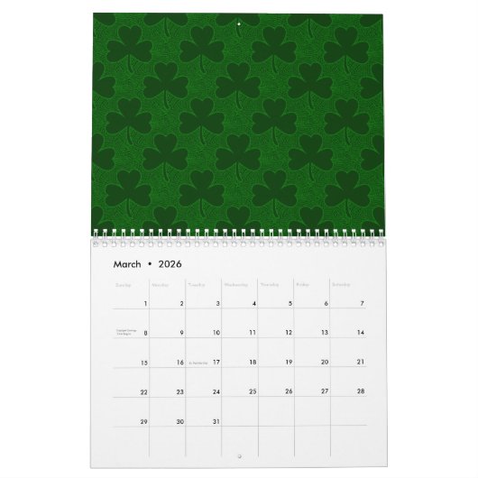 Scribbleprints Calendar (Secular Version) Kalender (Mär 2026)