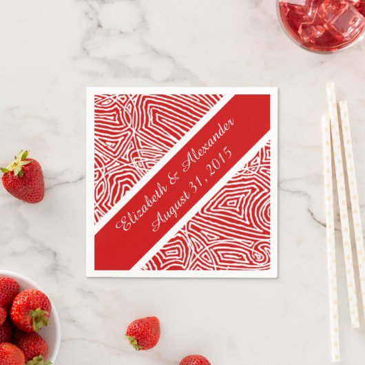 Scribbleprints Diamond Serviette (Beispiel)