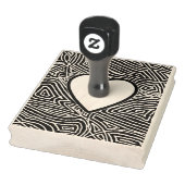 Scribbleprints Herz Gummistempel (Stempel)