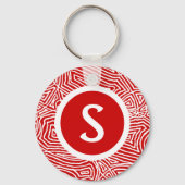 Scribbleprints Initial Schlüsselanhänger (Vorderseite)