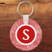 Scribbleprints Initial Schlüsselanhänger (Vorderseite)